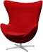 Fritz Hansen - Egg Chair Sessel + Fußhocker - 1 - Vorschau