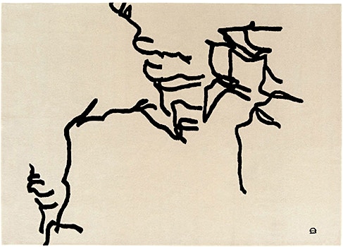 Nanimarquina - Tapis Chillida Dibujo tinta 1957 - 1 Nanimarquina - Tapis Chillida Dibujo tinta 1957 - 1