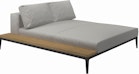 Gloster - Grid Sofa Relaxmodul mit Tisch - 1 - Vorschau