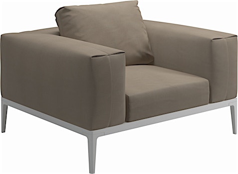 Gloster - Fauteuil Grid Lounge - 1
