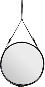 Gubi - Adnet Spiegel Rund Leder - 1 Gubi - Adnet Spiegel Rund Leder - 1