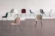 Design Outlet - Gubi - Beetle Dining stoel - stalen frame - sweet pink - messing - kunststofglijder - 1 - Preview