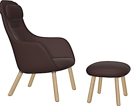 Vitra - HAL Lounge Chair & Ottoman - 1