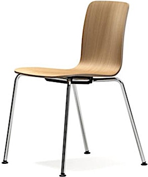 Vitra - Chaise HAL Ply Tube empilable - 1