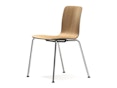 Vitra - Chaise HAL Ply Tube empilable - chêne clair - 2