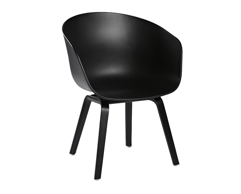 HAY - About A Chair Low AAC 42 - schwarz - Esche schwarz gebeizt - 1