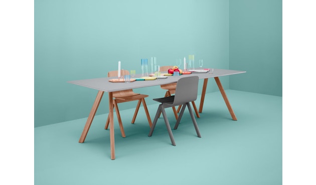HAY - Table de salle à manger Copenhague CPH30 - 200 x 90 cm - gris - chêne savonné - 9