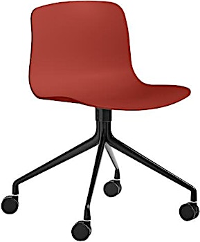 Design Outlet - HAY - About a Chair AAC 14 - rouge chaud - noir - 1