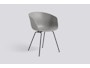 HAY - About a Chair AAC 26 - hellgrau - Gestell pulverbeschichtet schwarz - 4