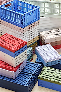 Klappkiste Colour Crate mint 26,5 x 17 cm von HAY kaufen