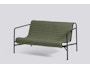 HAY - Sitzauflage für Palissade Lounge Sofa - gesteppt - olive - 2