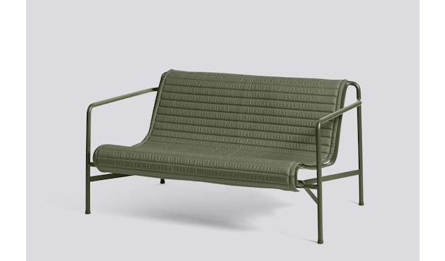HAY - Sitzauflage für Palissade Lounge Sofa - gesteppt - olive - 4