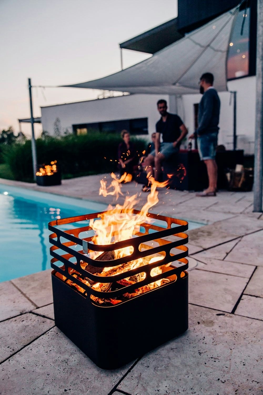 Tragbare Feuerstelle Für Garten & Camping – 57,1 Cm, Faltbar, Mit Aufbewahrungstasche