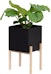 Design House Stockholm - Botanic Pedestal Pot Pflanztopf - anthrazit - 1 - Vorschau