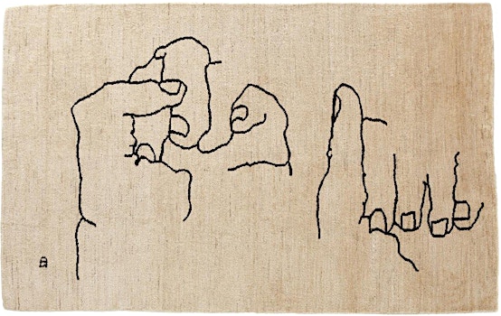 Nanimarquina - Chillida Manos 1995 Teppich - 1 Nanimarquina - Chillida Manos 1995 Teppich - 1