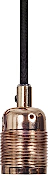 Design Outlet - Frama - Câble avec version E27 - cuivre - noir - 1