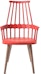 Design Outlet - Kartell - Chaise Comback - orange-rouge/ chêne - 1 - Aperçu