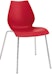 Design Outlet - Kartell - Maui stoel - karmijnrood - chroom - 1 - Preview