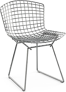 Knoll International - Bertoia bijzetstoel zonder bekleding - verchroomd - 1