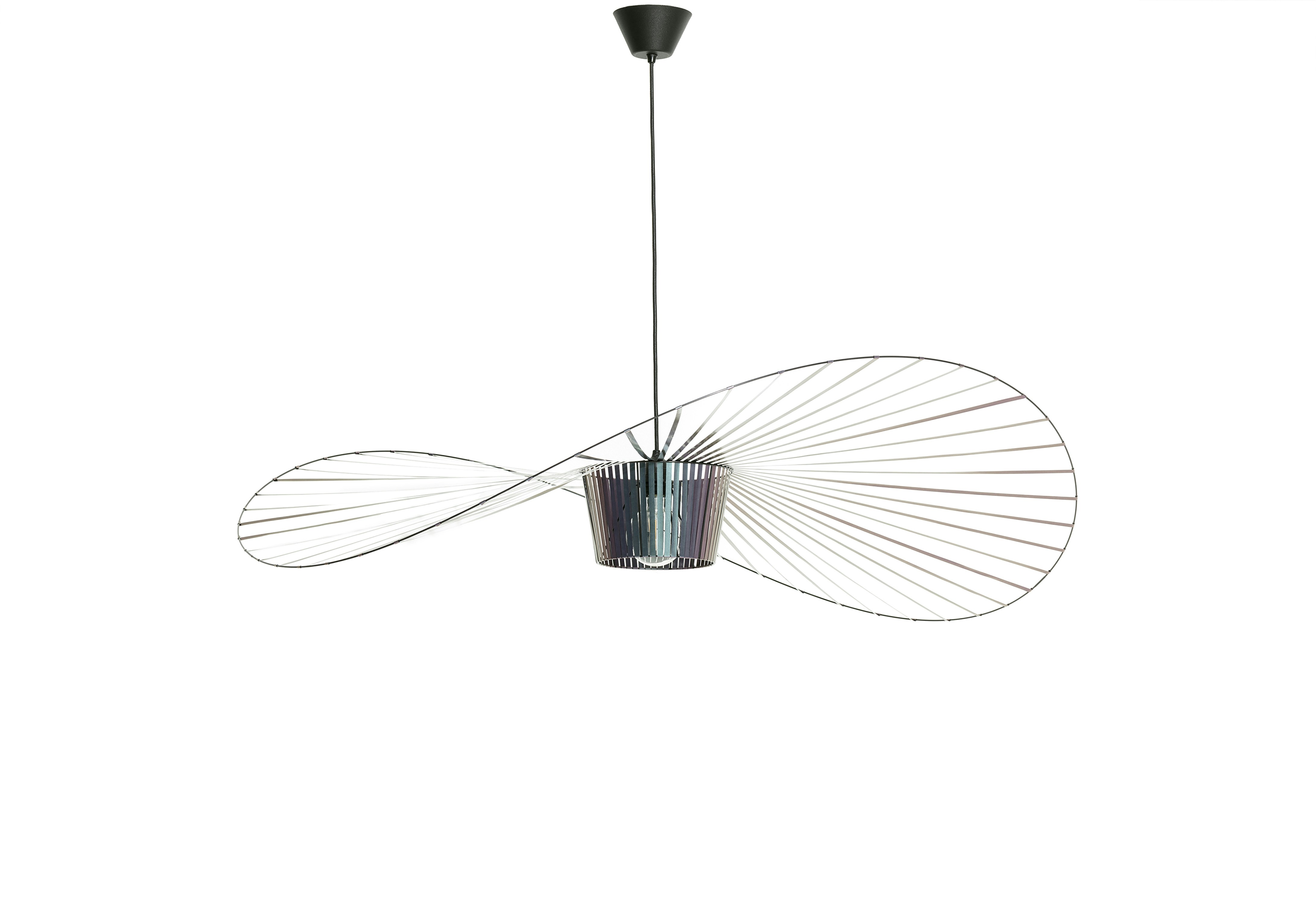 Suspension Vertigo, 140 cm, Noir | Petite Friture | Suspensions & Plafonniers - Mobilier design chez