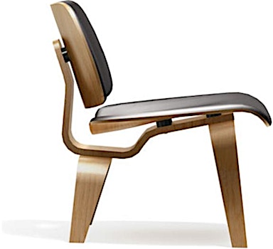 Vitra - Chaise Plywood Group LCW cuir - 1