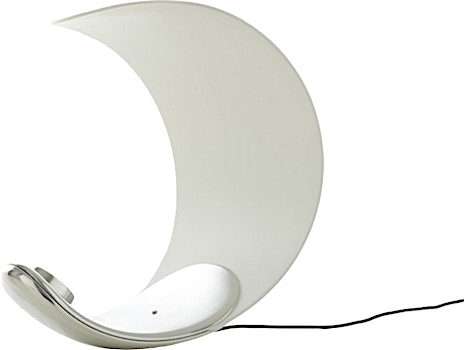 Luceplan - Lampe de table Curl - blanc/miroir - 1