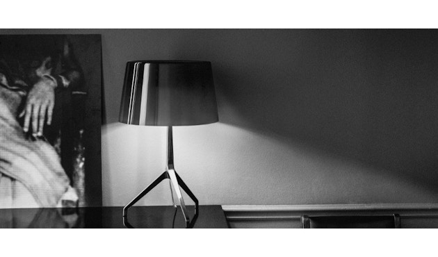 Foscarini - Lampe de table Lumiere XX - Aluminium - gris - XXS Ø26 x Hauteur 40 cm - 6