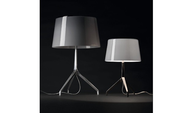 Foscarini - Lampe de table Lumiere XX - Aluminium - gris - XXS Ø26 x Hauteur 40 cm - 8
