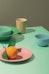 Lyngby Porcelæn - Assiette creuse Rhombe Color - 5 - Aperçu