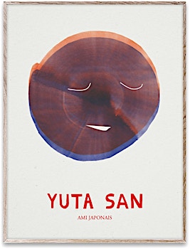 Design Outlet - Mado - Yuta San Poster - orange, red, blue, purple, white - 30 x 40 cm - 1