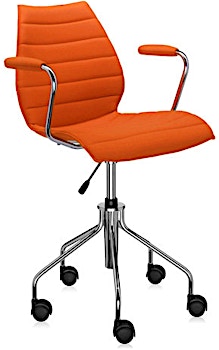 Kartell - Chaise rotative avec accoudoirs Maui Soft - 1