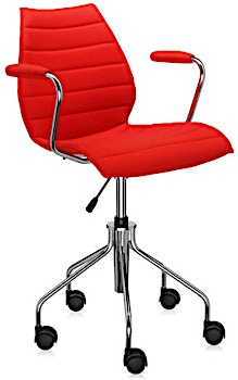 Kartell - Maui Soft Drehstuhl - mit Armlehnen - 1 Kartell - Maui Soft Drehstuhl - mit Armlehnen - 1