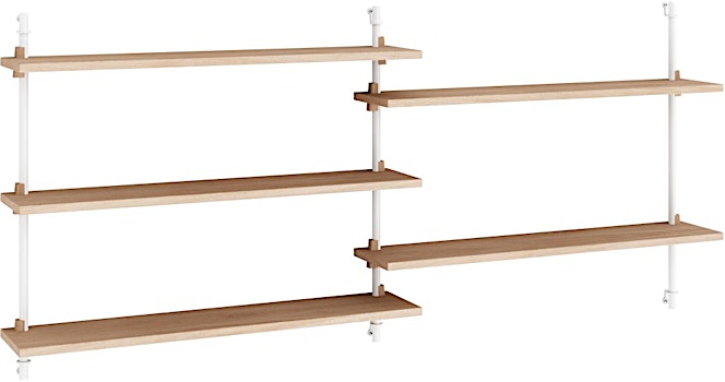 Moebe - Wall Shelving double - 1 Moebe - Wall Shelving double - 1