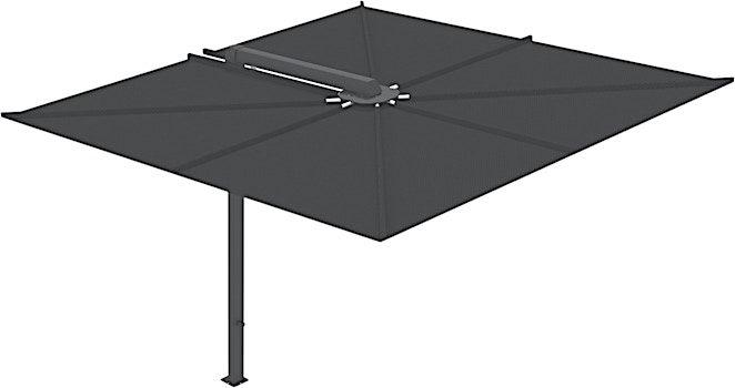 Umbrosa - Nano UX Volledig zwarte parasol - 1