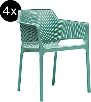 Nardi - Bundle 4x Net fauteuil vert - 1