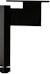 Piure - Pied combiné NexPur Box - Noir Set de 2 - 1 - Aperçu