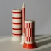 HAY - Column Kerze S - off-white/red - 10 - Vorschau