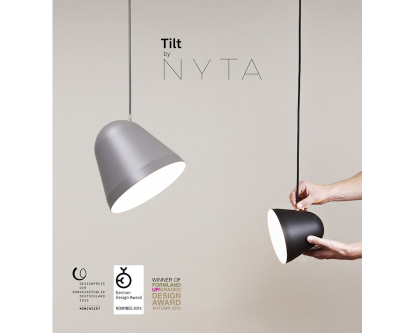 Nyta - Tilt Hängeleuchte - schwarz - Kabel schwarz 3m - 9