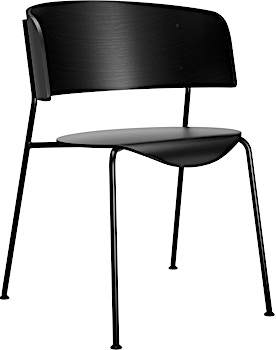 Objekte unserer Tage - Fauteuil avec accoudoirs Wagner - strcuture noire - 1