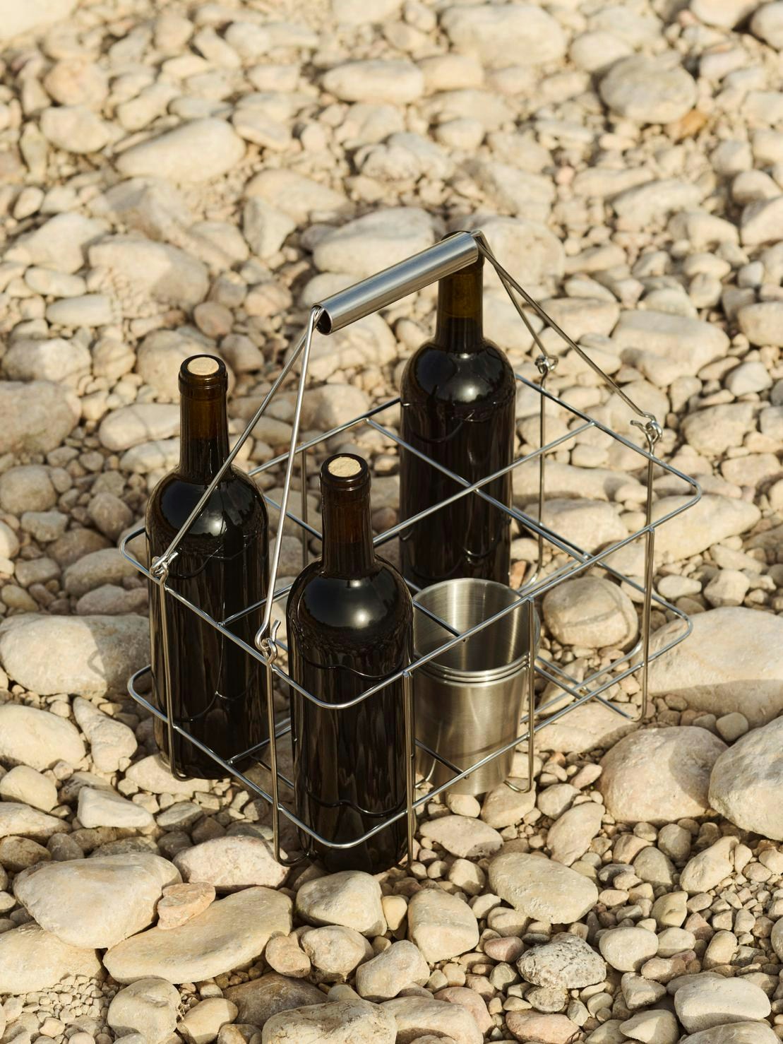 Gobelets À Vin En Acier Inoxydable - 1200 Ml - Avec Couvercle Et 2