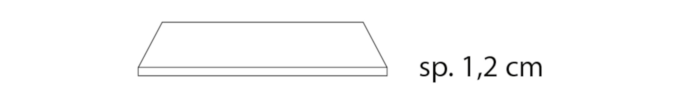Nardi - Piano Tischplatte quadratisch 70 x 70 cm - 1