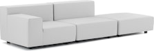 Kartell - Plastics Tech Fabric 2-Sitzer Sofa + Pouf - 2 - Vorschau