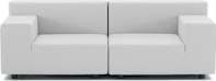 Kartell - Plastics Tech Fabric 2-Sitzer Sofa - 1 - Vorschau