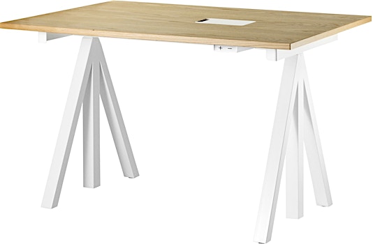 String Furniture - Höhenverstellbarer Schreibtisch - 1