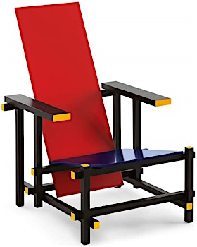 Cassina - Red and Blue stoel - 1