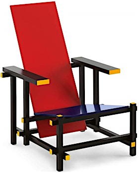 Cassina - Red and Blue Stuhl - 1