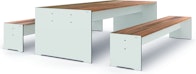 Conmoto - Table rectangulaire RIVA bois - 1 - Aperçu