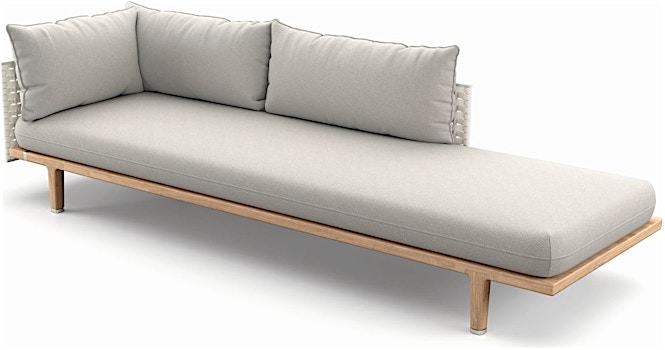 Dedon - SEALINE verlängertes Daybed rechts - 1 Dedon - SEALINE verlängertes Daybed rechts - 1