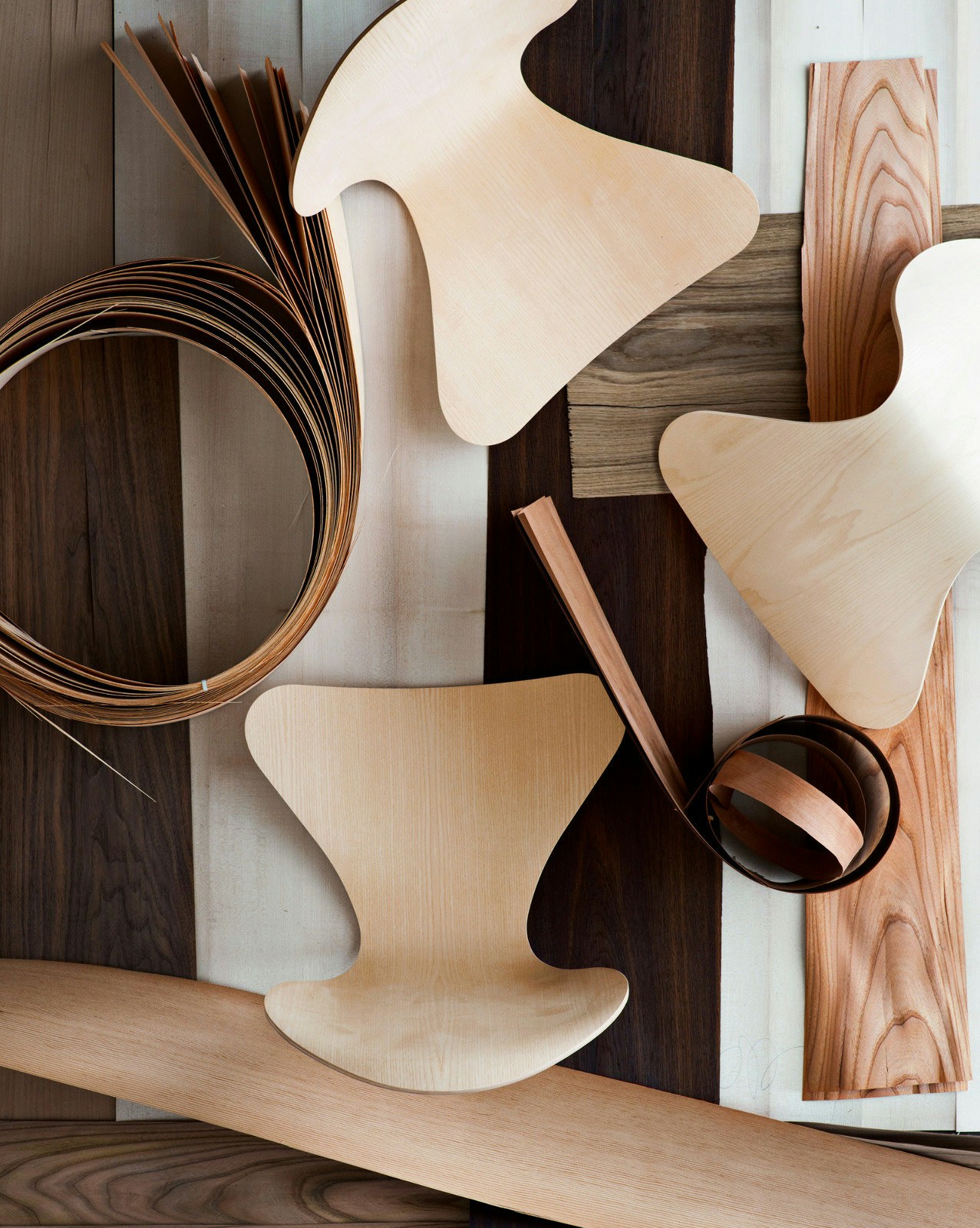 Fritz Hansen Serie 7 3107 Stuhl - Naturfurnier kaufen