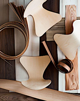 Fritz Hansen Serie 7 3107 Stuhl - Naturfurnier kaufen